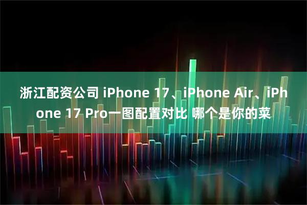 浙江配资公司 iPhone 17、iPhone Air、iPhone 17 Pro一图配置对比 哪个是你的菜
